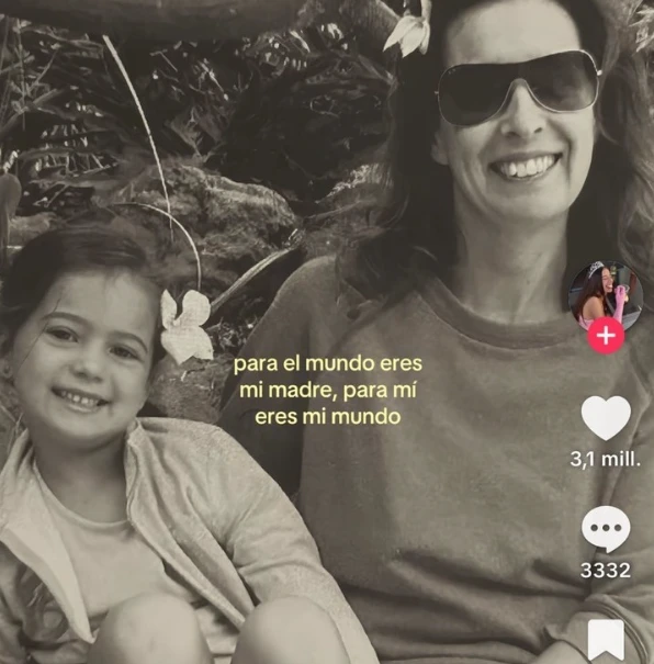 También se refirió a su mamá