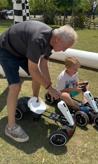 Marley junto a Mirko. Foto: IG.