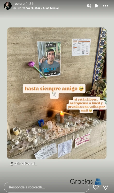 La historia que compartió Rocío