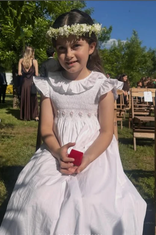 Belita fue la encargada de llevar los anillos. 