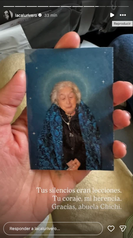 Calu Rivero y el homenaje a su abuela Chichi.