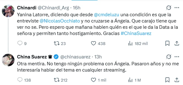 La palabra de la China. Foto: X