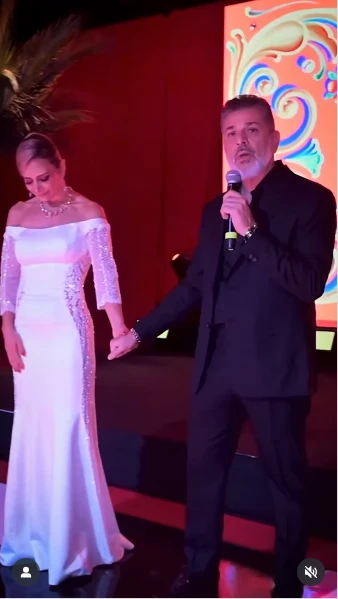 Andrea Ghidone celebró su compromiso con Pablo Otero