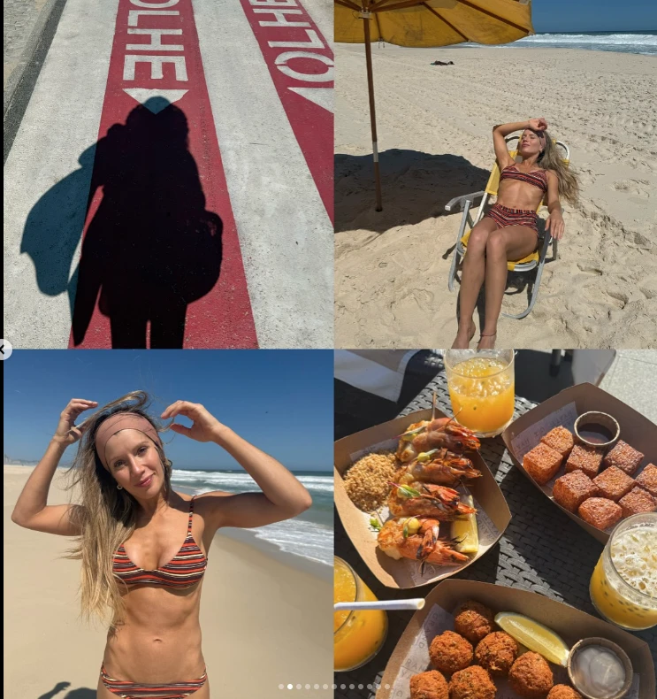 Laurita Fernández se fue de vacaciones a Río con amigas.