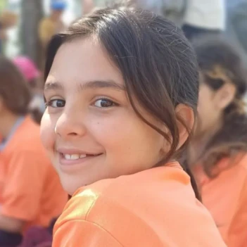 Catalina Maglio antes del accidente