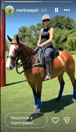 Martín Pepa compartió varias fotos junto a Pampita. Fotos: Ig.