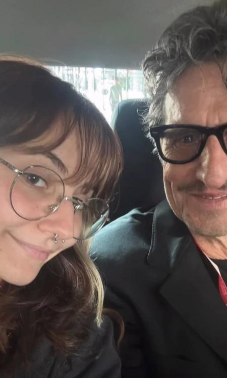 Peretti y su hija Mora