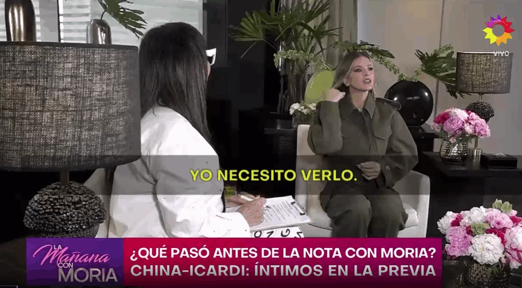 Lo que no se vio de la entrevista de Moria a la China Suárez