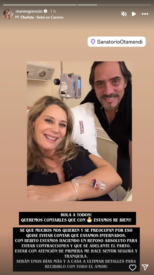 El mensaje de Rocío en redes. Foto: Instagram