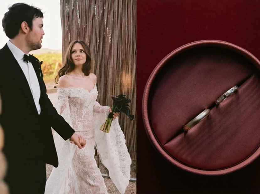 Boda de stella banderas