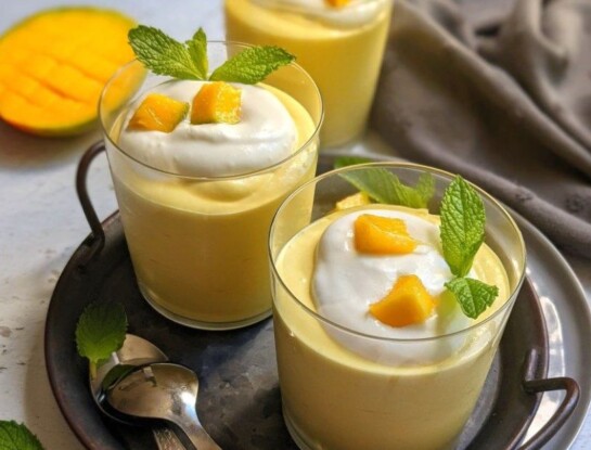 Mousse de mango con leche de coco: una receta fresca para el verano