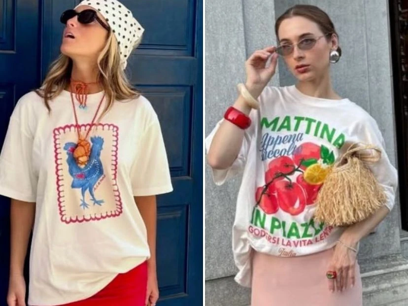 De TikTok a tu placard: cómo armar looks con la tendencia tomato girl con lo que ya tenés en casa