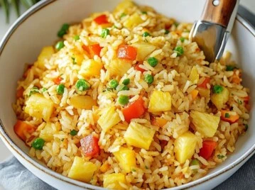 Cómo hacer arroz frito con ananá y curry: la receta thai más rica y rápida