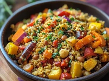 Cuscús con verduras y garbanzos: la receta del plato saludable y rápido que tenés que probar