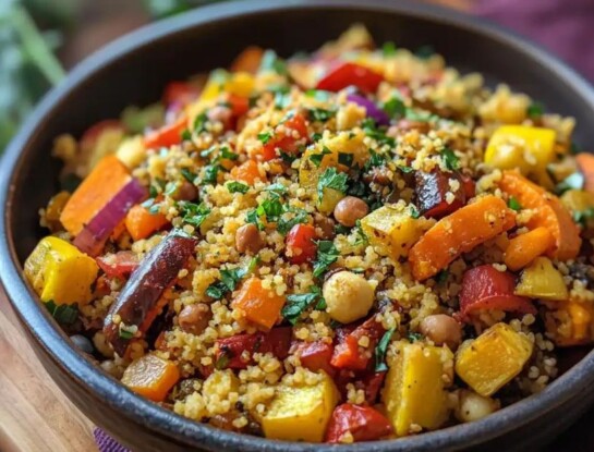 Cuscús con verduras y garbanzos: la receta del plato saludable y rápido que tenés que probar