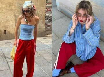 De TikTok a tu placard: cómo crear looks con la combinación celeste-rojo