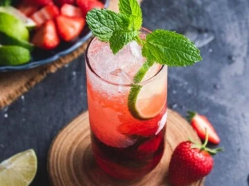 Mocktail de frutilla: la receta fresca y sin alcohol ideal para Navidad