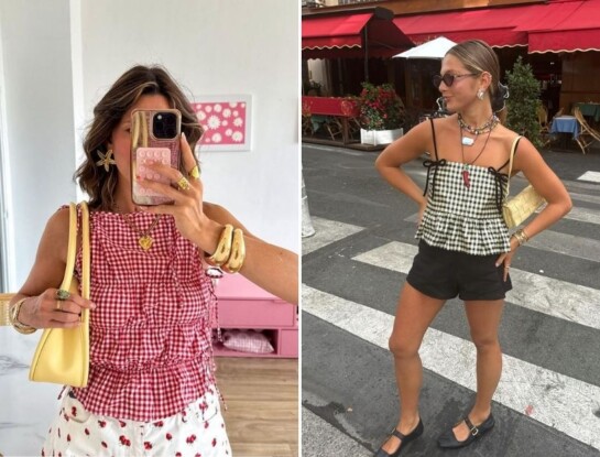De TikTok a tu placard: cómo crear diferentes looks con la tendencia gingham