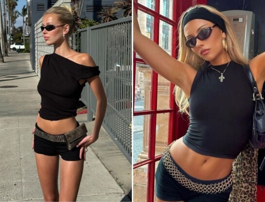 De TikTok a tu placard: cómo armar diferentes looks con los micro shorts que están en tendencia