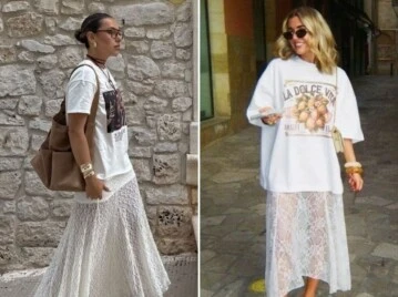 De TikTok a tu placard: cómo armar looks con la falda de encaje para ir a la playa