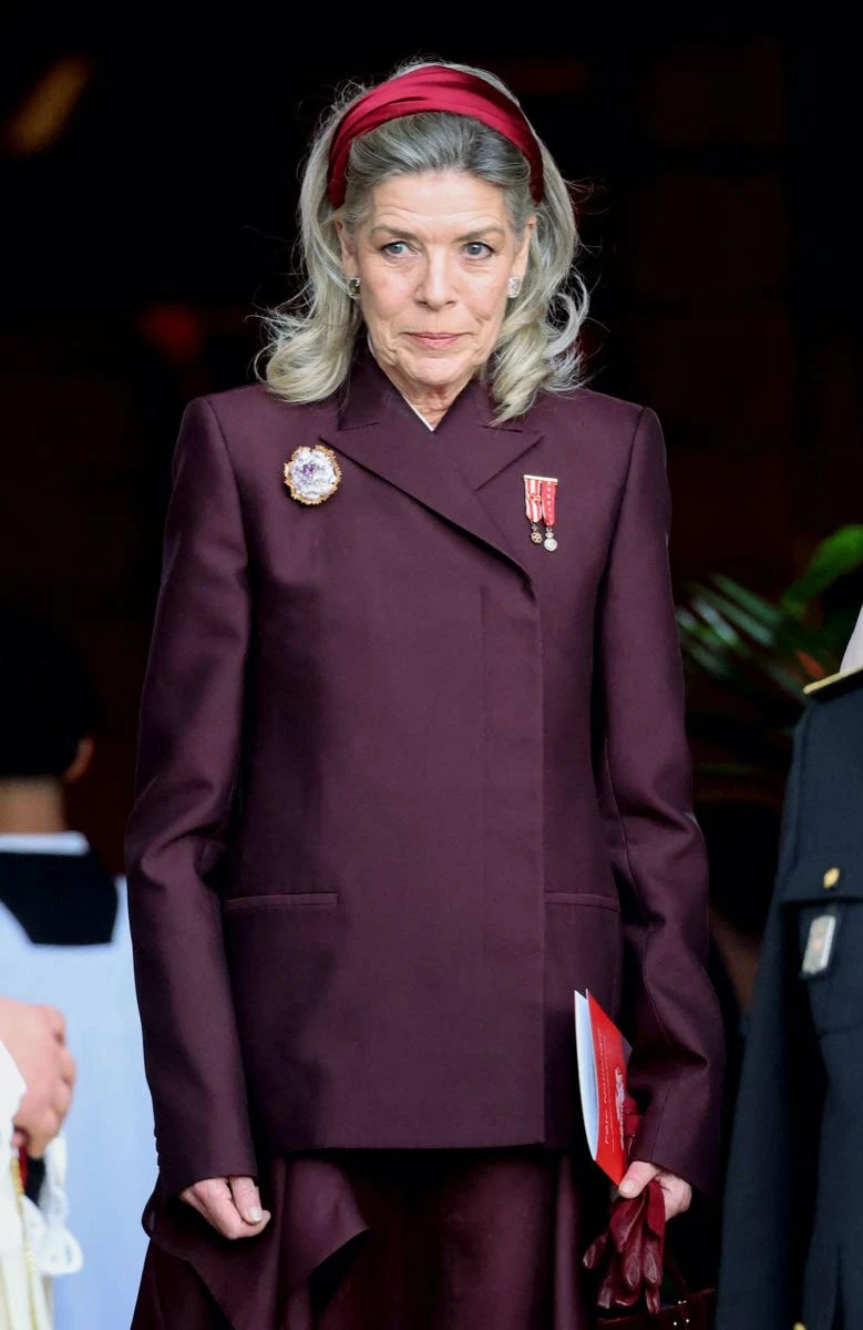 Siempre impecable y muy elegante, Carolina de Hanovre.