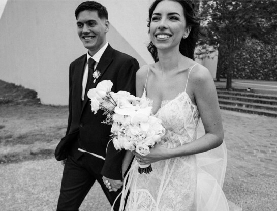 Así fue la boda religiosa de Bautista, el hijo menor de Sergio Goycochea, y su novia Sol: en el campo y con mega fiesta