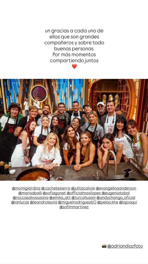 La despedida de Valu Cervantes en redes. Foto: Instagram