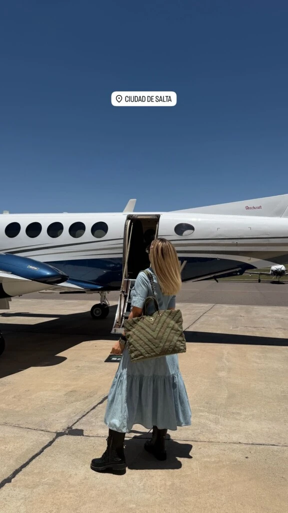 Wanda llegó a Salta luego de un viaje distendido