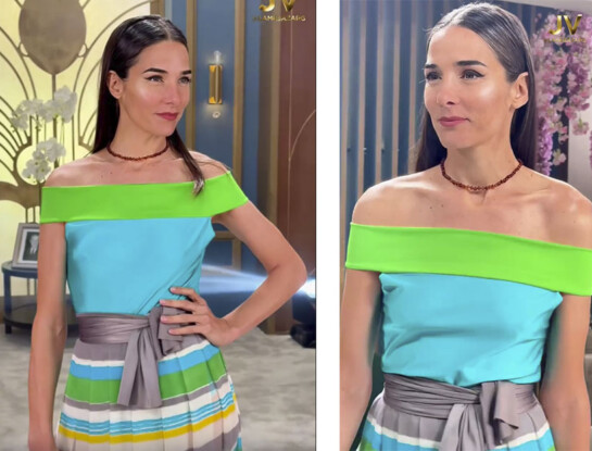 Juana Viale marcó tendencia con un look primaveral en los colores del verano 2026