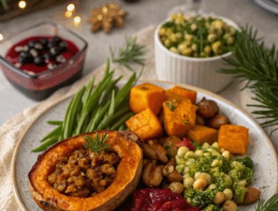 Menú de fiestas vegetariano: 5 ideas para la cena navideña fáciles, sabrosas y sin estrés