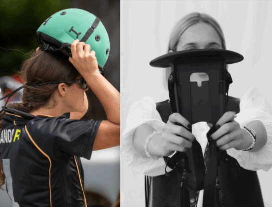 Una diseñadora argentina creó el primer protector cervical para polistas  