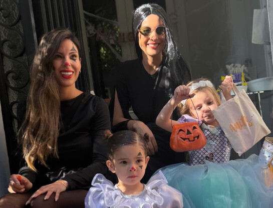 Pampita y Barby Franco celebraron Halloween con sus hijas Ana y Sarah: así fueron sus looks