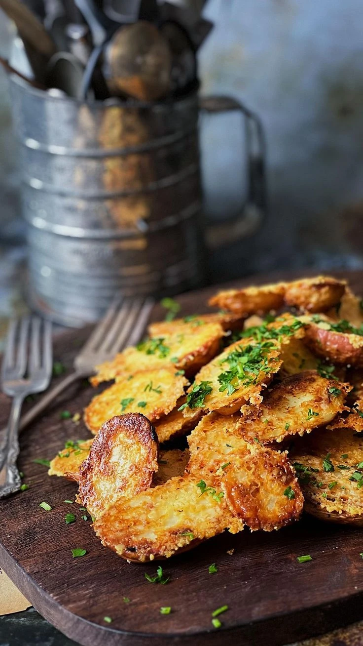 Papas al horno crocantes