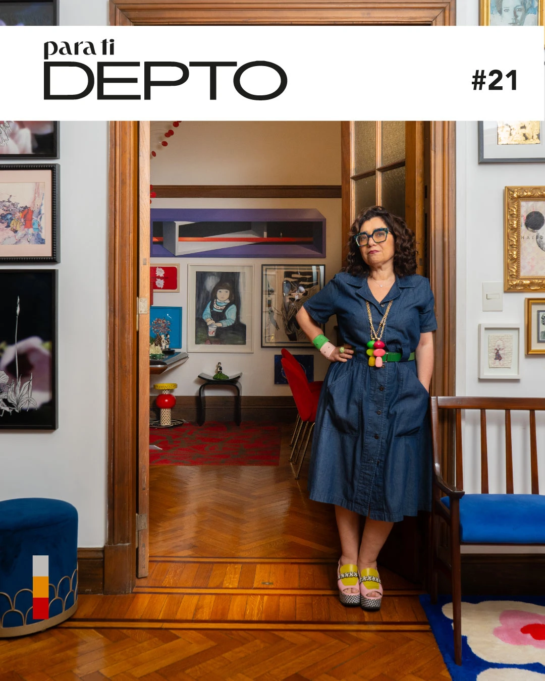 La tapa digital de para ti DEPTO #21 x Mariela Ivanier.