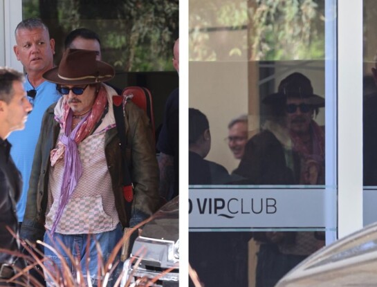 Las primeras fotos de Johnny Depp en Argentina