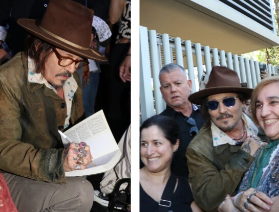 El encuentro de Johnny Depp con sus fanáticos argentinos: las fotos