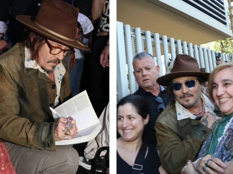 El encuentro de Johnny Depp con sus fanáticos argentinos: las fotos