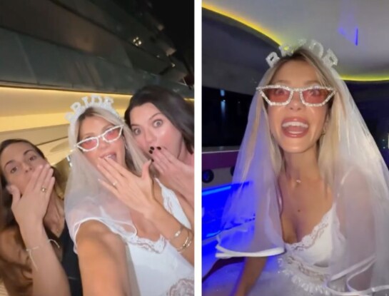 Cande Ruggeri compartió todos los detalles de su despedida de soltera: paseo en limosina y noche con amigas