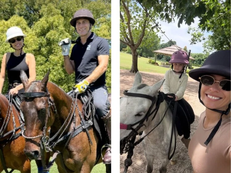 Así fue la jornada al aire libre que pasaron Pampita, Martín Pepa y Anita Moritán