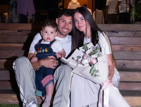 Gonzalo Montiel y Karina Naucchio anunciaron que serán padres otra vez