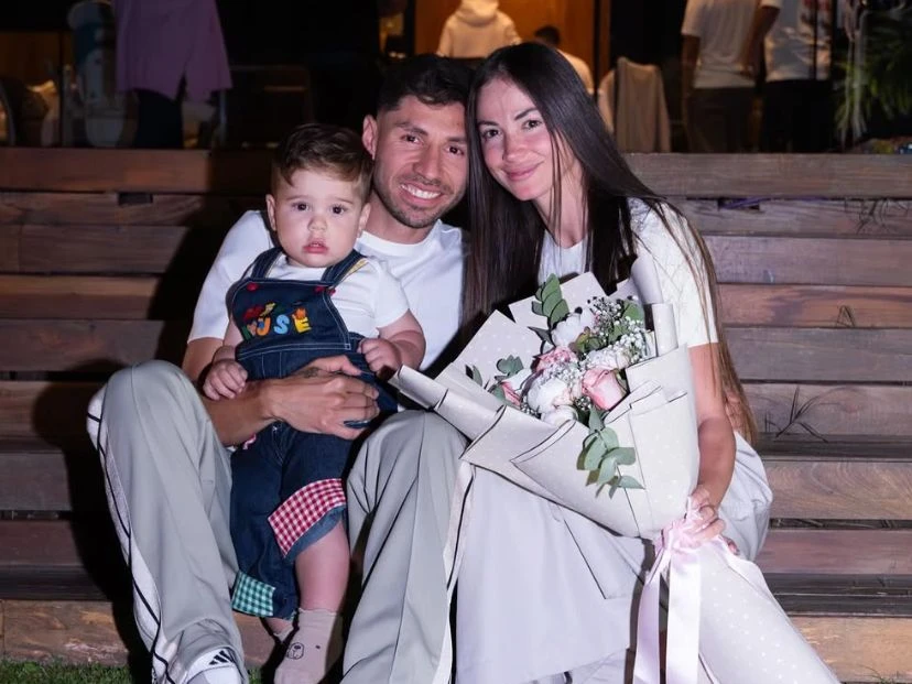 Gonzalo Montiel y Karina Naucchio anunciaron que serán padres otra vez