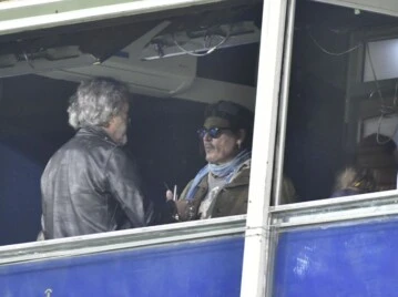 Johnny Depp en la Bombonera