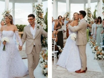 Las fotos del casamiento de Agustín Neglia y Mariana Rojas en México