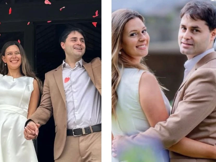 Las fotos del casamiento del periodista Martín Candalaft y Mariela