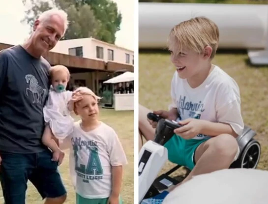 Las fotos del cumple de Mirko, el hijo de Marley