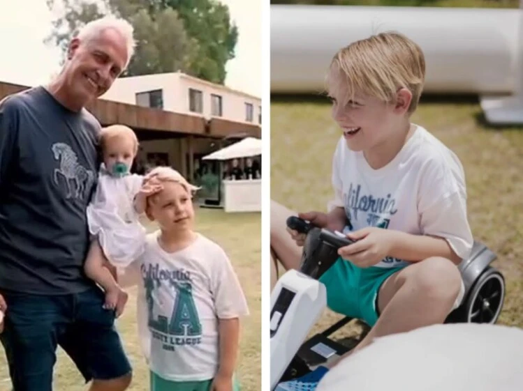 Las fotos del cumple de Mirko, el hijo de Marley