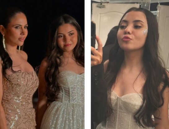 Las fotos del 15 de Mía, la hija mayor de Romina Uhrig