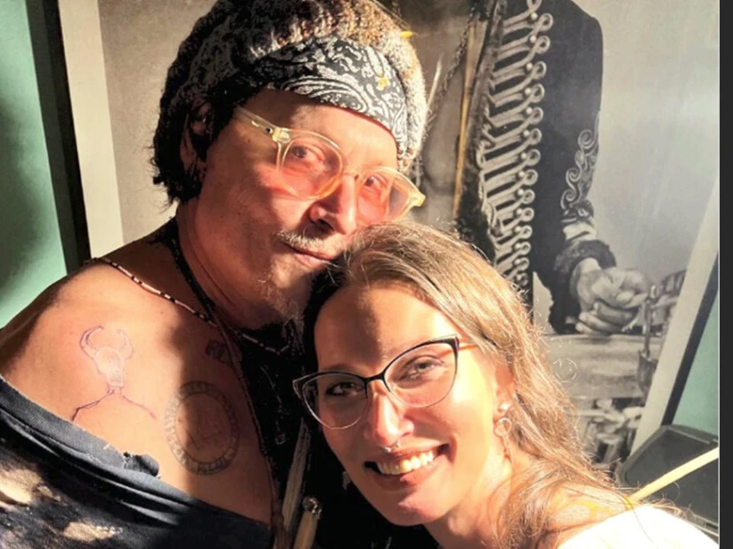 johnny deep y Nat Cekauskas
