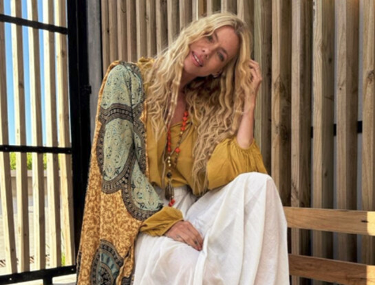 Nicole Neumann combinó dos tendencias del momento en un solo look