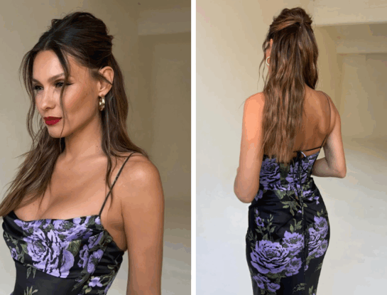 El nuevo semirrecogido de Pampita: así se lleva el peinado de fiesta que deja el pelo suelto, pero bajo control
